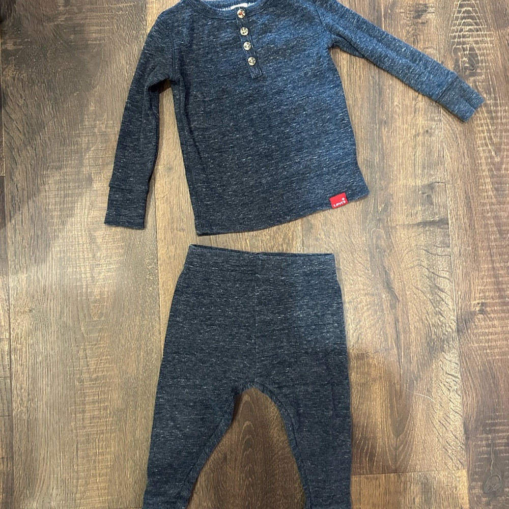Levi's Navy Blue Knit Set